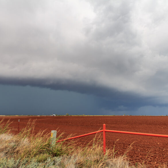 Outflow Dominant Storm in Western Oklahoma