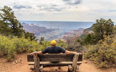 Me overlooking the Grand Canyon