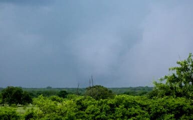 Tornado near Stephenville, Texas on April 26, 2015