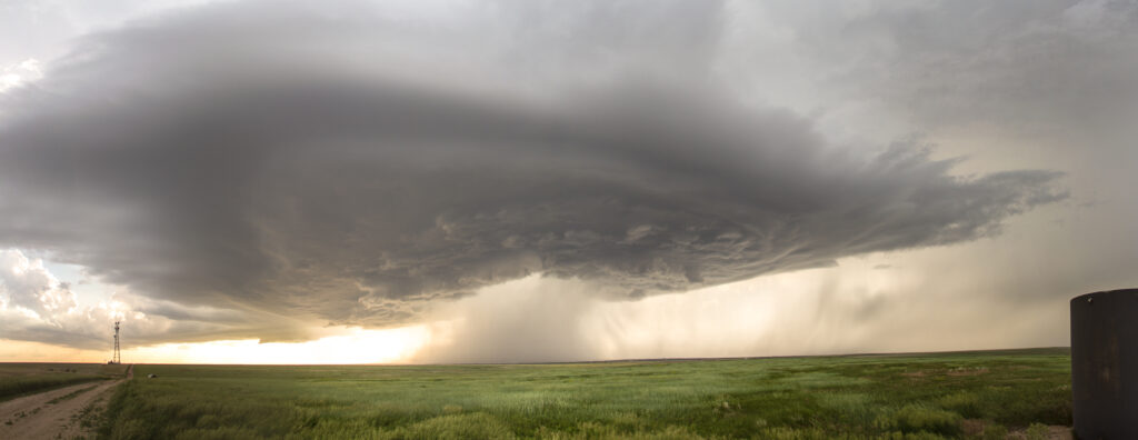 Supercell near Hanston, Kansas