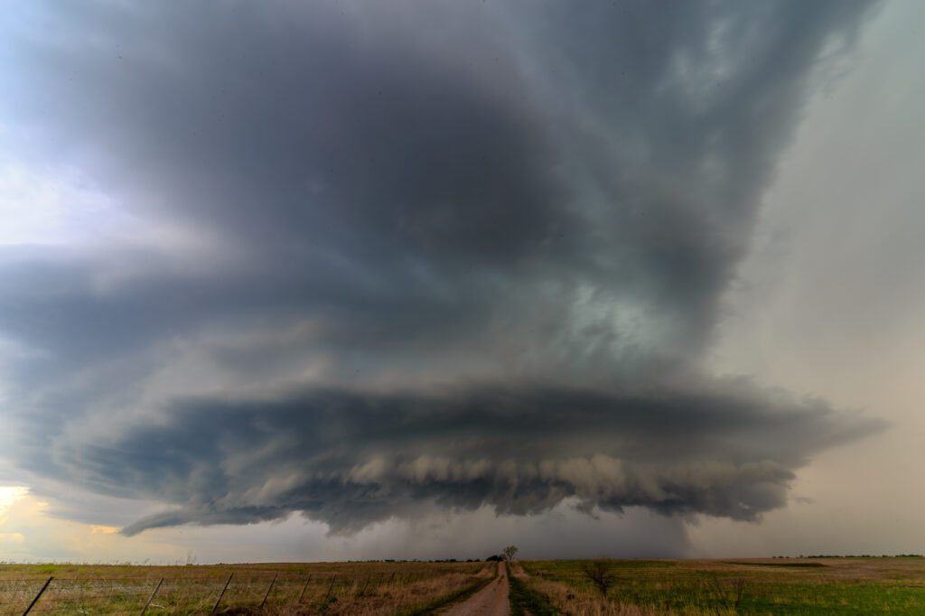 Supercell Structure near Walters, OK