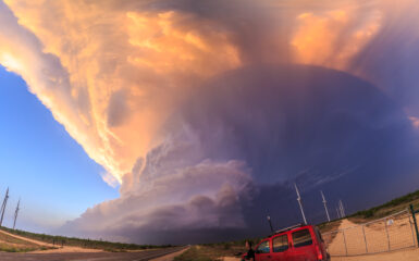 May 22nd near Garden City, Texas. This supercell showed me almost a dozen tornadoes and some great structure.