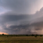 Supercell near Prosper, TX on April 21, 2017