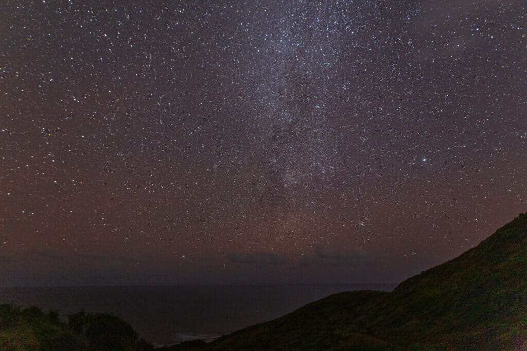 Point Udall at night