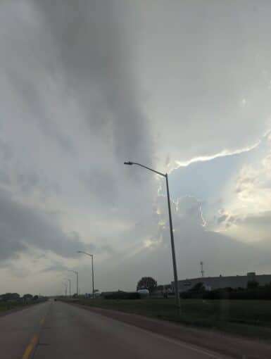 Storms failing in Iowa