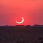 Crescent Sun Setting