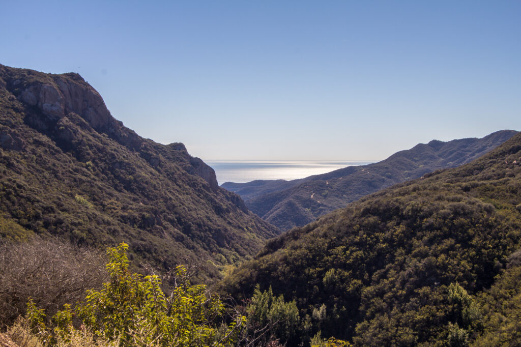 Looking towards Malibu