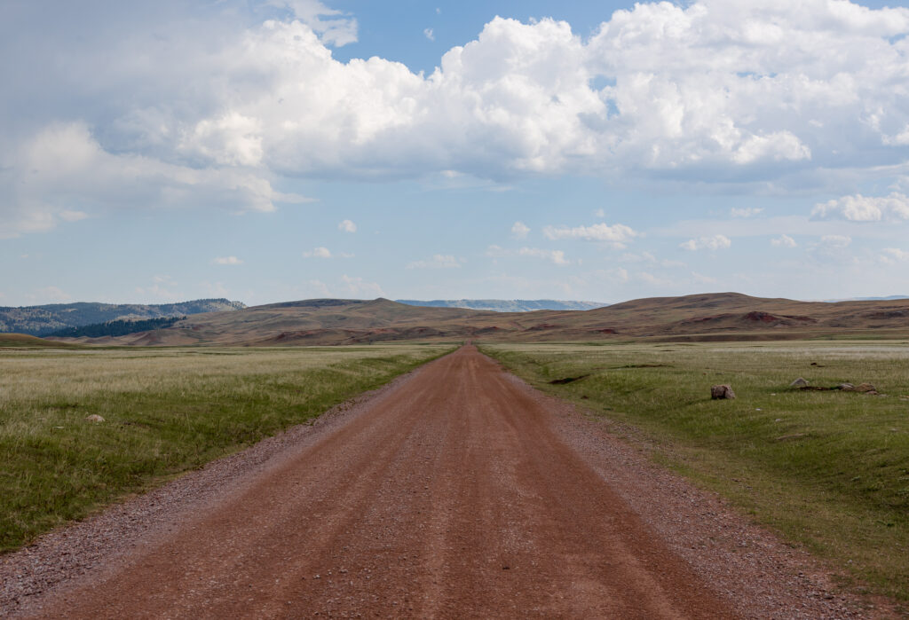 Lonely Road in Wind Cave National Park