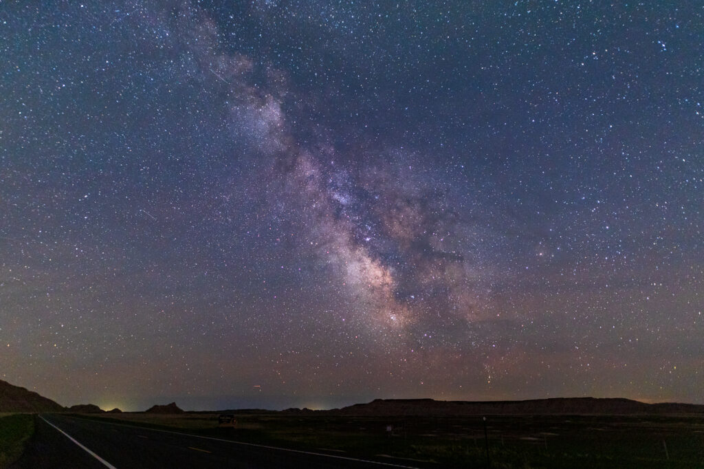 Milky Way over Buffalo Gap National Grassland