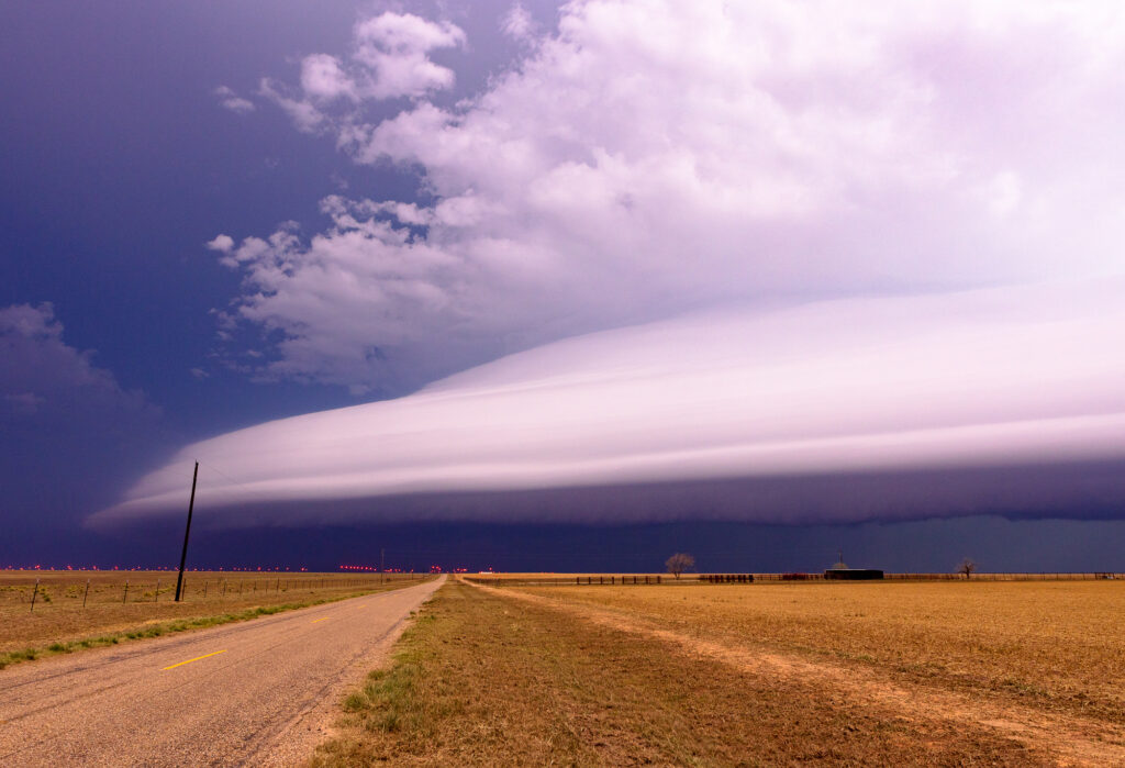 Shelf Cloud in Muleshoe Texas