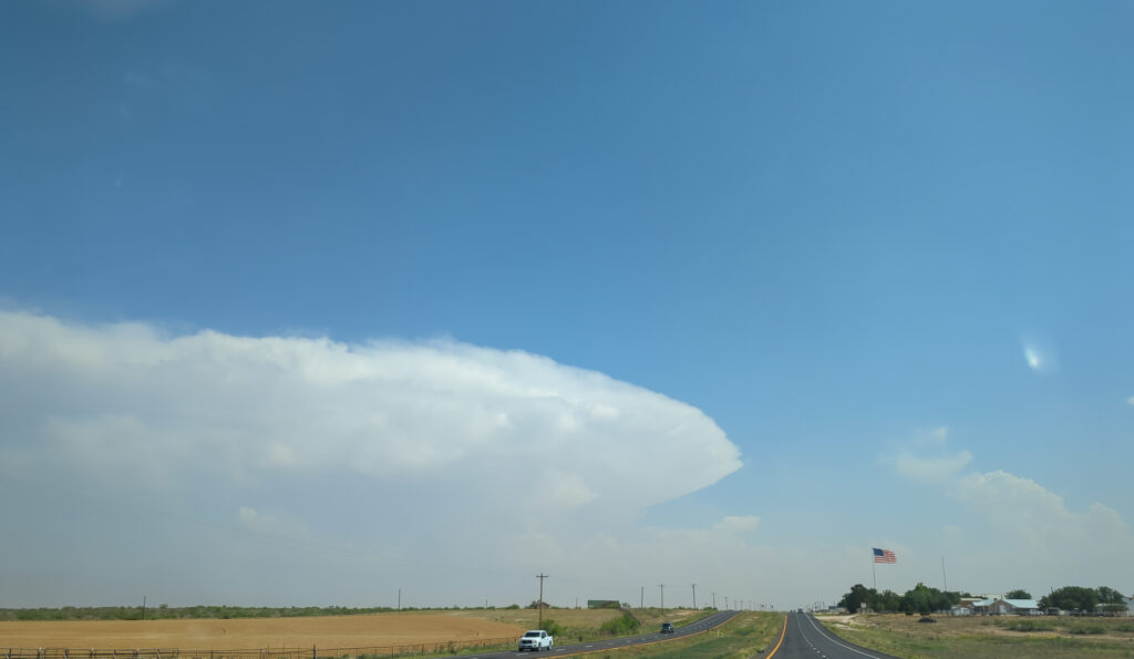 Storm to the south near Midland