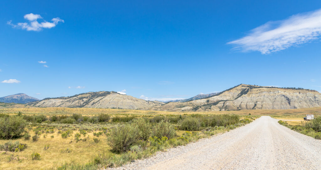 Gros Ventre Road in Bridger-Teton National Forest