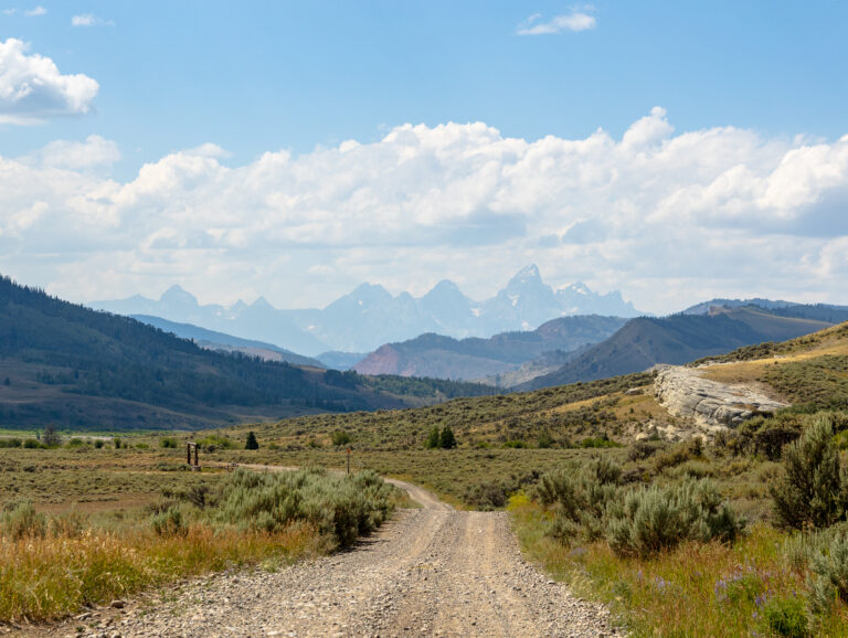 Tetons from Gres Ventre Road